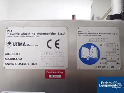 USED IMA IMA Flexa Cartoner, Model CSD