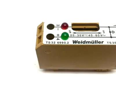 USED WEIDMÜLLER TERMINAL RELAY BLOCK