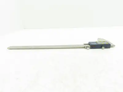 Fowler 54-100-312-0 Xtra-Range Digital Caliper 12" 300mm Nib Jaws *Cracked Glass