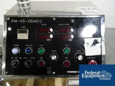 USED Powrex 5/1 Liter Powrex Granulating Mixer, S/S