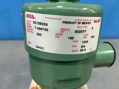 Used ASCO 8210B026 Solenoid Valves Ohio US | HGR 24 #1580180