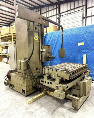 GIDDINGS & LEWIS 70-E4-T Horizontal Table Type Boring Mills | Murphy Machinery (2)