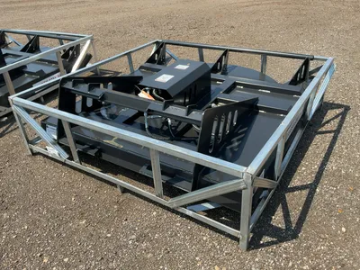 New JCT 72” Brush Mower Skid Steer Attachment, hydraulic driven with hoses and quick coupler fitting...