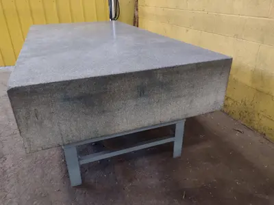 8' X 4' X 14" CHALLENGE PRECISION LAYOUT INSPECTION GRANITE TABLE: STOCK #23811