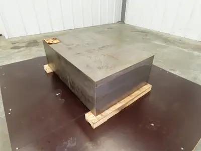 Tool Steel Stock Rectangle Block 7.68"H x 15.87"W x 23.62"  800Lbs