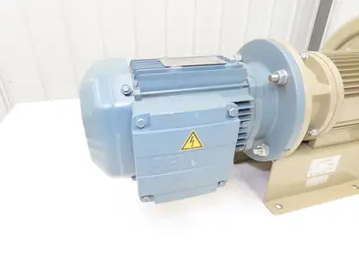 Showa Denki U75-H2-D00-M112 Centrifugal Blower Fan 332 CFM .75kw 230V 3PH 75mm