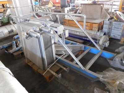 (2) Heinkel HF 600 Inverting Filter centrifuges, 316SS.