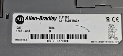 Allen Bradley 1746-A13 / 1746-P3 Slot Rack and Power Supply (BIN622)