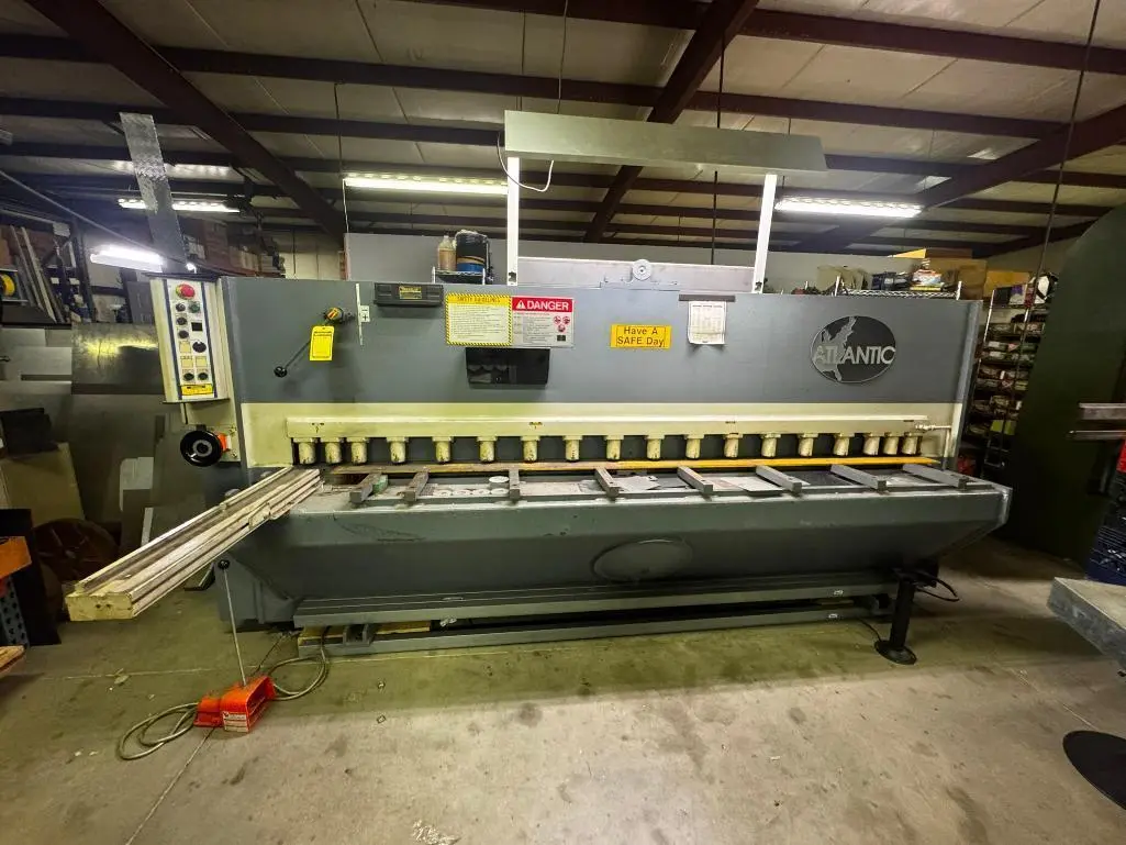 Used ATLANTIC HDE 10X1/4 Power Squaring Shears (Inch) Ohio US | Mohawk Machinery #1559220