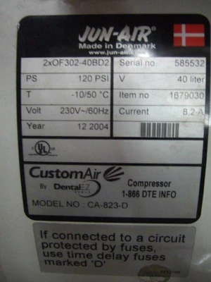 USED JUN-AIR CA-823-D