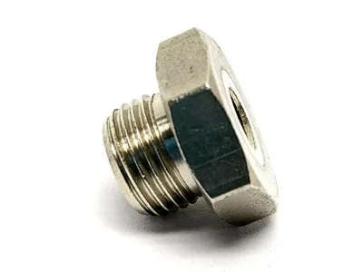M10 Outer M5 Inner Thread | Hex Plug Fitting , 9/16” Hex Width, 7/16” OAL LOT OF 10 - New Other