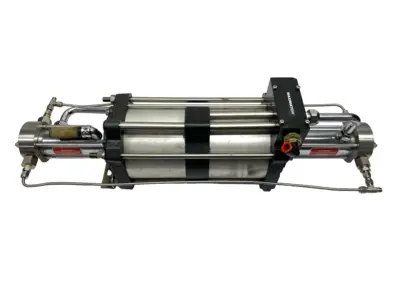 Used Maximator Air Driven Gas Booster 1:60 Pressure & 1:20 Compression Gas Compressors Michigan US | Maverick Industrial Sales #1395626