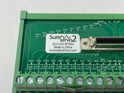 USED AUTOMATION DIRECT SURESERVO2 FEEDTHROUGH MODULE 50-POLE