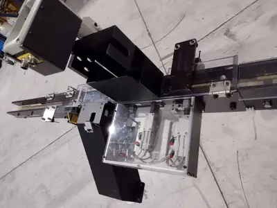 Used Shibuya Hoppmann Centrifugal Vial Feed System & Pre-Feed Elevator Bottle Feed Hopper Elevator Michigan US | Maverick Industrial Sales #1390580