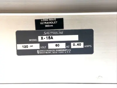 Used Spectroline Long Wave Ultraviolet Lamp Single Tube 350nm 120V MISSING BULB Lamps Michigan US | Maverick Industrial Sales #1454226