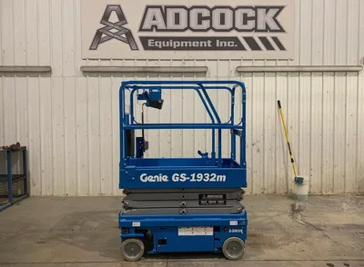 New | in-Stock 2026 GENIE GS-1932M E-DRIVE ELECTRIC SCISSOR LIFT Scissor Lifters Alberta CA | Adcock Equipment #1417624