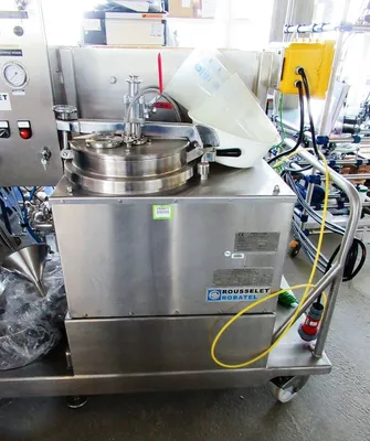 Rousselet Robatel RC 30 VxR XP basket centrifuge, Hastelloy C-22.