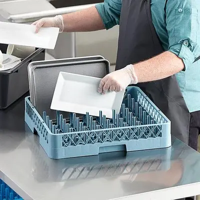Dishwasher Full-Size All Purpose Peg Rack with Open Sides