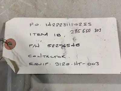 25 Amp, 3 Pole, 3 NO, 115 VAC Coil Contactor C01F7 52296548