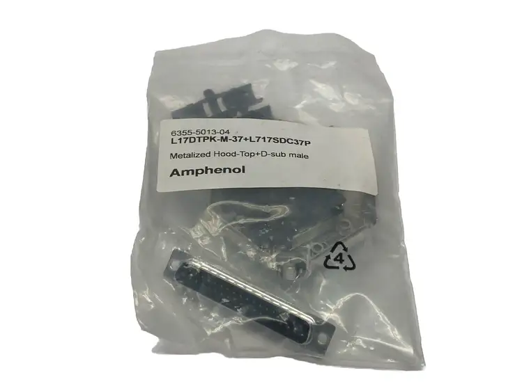 New | in-Stock Amphenol L17DTPK-M-37+L717SDC37P Connector Accessories Michigan US | Maverick Industrial Sales #1461081
