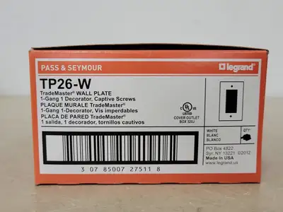 NEW PASS & SEYMOUR TP26-W