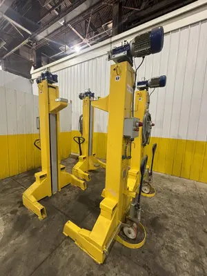 80,000 LBS WHITING MODEL #SCM-100F.4 PORTABLE RAIL ROAD LIFT JACKS, 2015: STOCK #23685