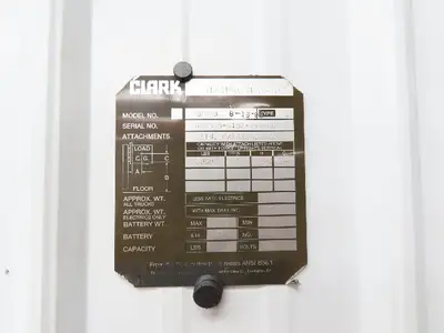 Clark Control Stick Lever W/Buttons 36VDC From NPR20 Reach Truck Forklift