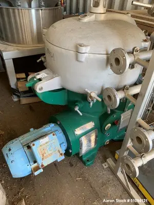 Used WESTFALIA OTA30-00-066 Disc Batch Centrifuges Illinois US | Aaron Equipment #84677