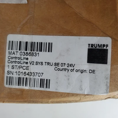 New | in-Stock TRUMPF 0386831 Misc Industrial Equipment California US | American Industrial Supply Co. #1377109