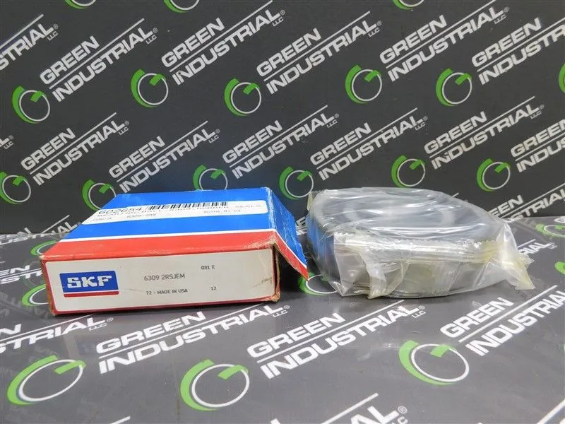 SKF Explorer 6309 2RSJEM Deep Groove Ball Bearing New