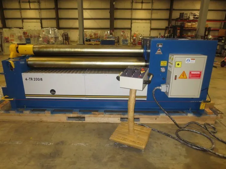 New | Build-to-Order LEMAS 4-TR 140/4 Plate Bending Rolls including Pinch Oregon US | Fahey Machinery Co., Inc. #132262