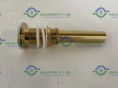 NEW BRUSHED GOLD SINGLE HANDLE FAUCET FOR BATHROOM W/ BRUSHED GOLD POP UP STOPPER
