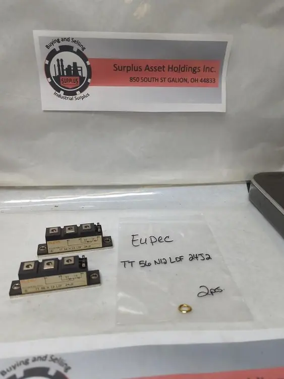 Used EUPEC TT 56 N12 L0F 24J2 Miscellaneous Equipment (Electrical & Power) | Surplus Asset Holdings #1199163