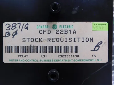 USED GENERAL ELECTRIC 12CFD22B1A