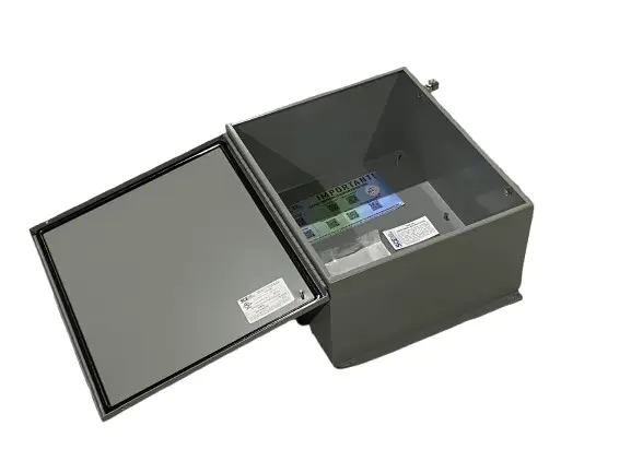 New | in-Stock Saginaw Control & Engineering Wall Mount Enclosure, Gray Steel Electrical Boxes Michigan US | Maverick Industrial Sales #1441672