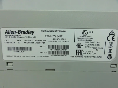 USED ALLEN-BRADLEY 1783-NATR