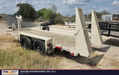 Used 2005 BELSHE INDUSTRIES, INC. GT 2 Flatbed Trailers Texas US | Proxy Equipment #1545565