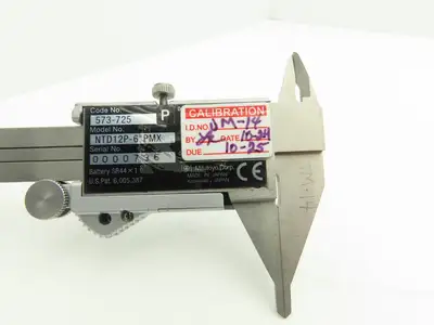 Mitutoyo 573-725 Digimatic Point Tip Caliper 0-6" 150mm .0005" NTD12P-6"PMX