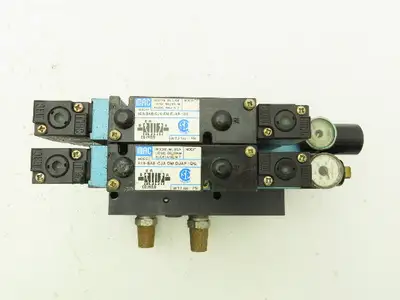 MAC 92B-BAB-CJA-DM-DJAP-1DG  2-Station Solenoid Valve Manifold 120V 92 Series