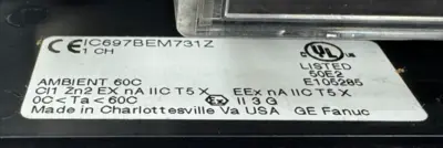 NEW GE FANUC IC697BEM731