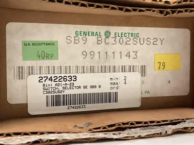New | in-Stock GENERAL ELECTRIC SB9 BC302SUS2Y Miscellaneous Equipment (Electrical & Power) | Surplus Asset Holdings #1197647