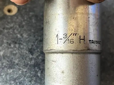 1/2" Drive X 1-3/16" SOCKET 12 POINT CR-MO