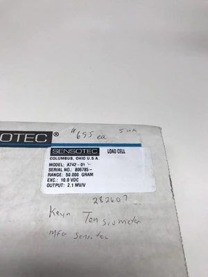 NEW Sensotec Does Not Apply