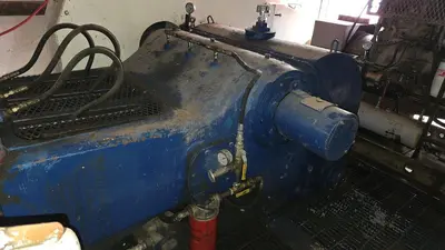 USED GARDNER DENVER PAH 4 1/2 X 8 TRIPLEX MUD PUMP