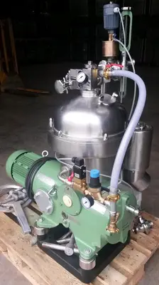 Westfalia SA 7-06-076 clarifier centrifuge, 316SS.