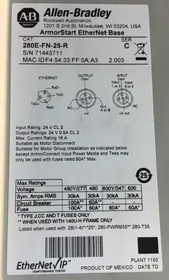 USED Allen-Bradley ArmorStart