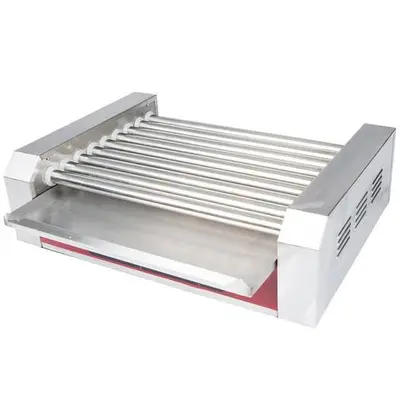 24 Hot Dog Roller Grill with 9 Rollers - 110V, 1350W