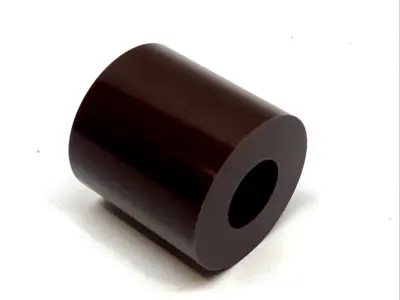 USED MISUMI URETHANE BUMPER 50MMX50MM COUNTERBORE M12