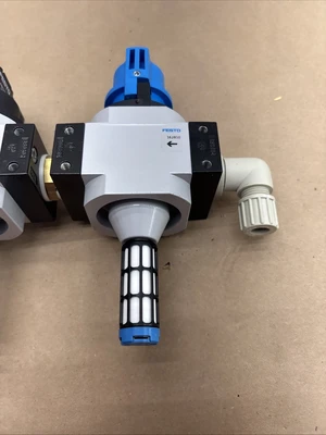 New Festo/burkert  Pneumatic Air Filter Assembly More Info In Description.