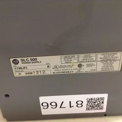 USED ALLEN BRADLEY 1746-P1 SER A / 1746-A7 SER A